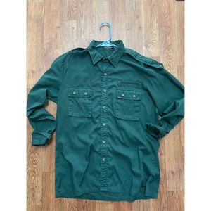 Vintage - 80’s Original Khaki brand utility shirt